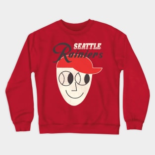 Defunct Seattle Rainiers Baseball Guy Crewneck Sweatshirt